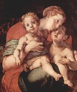 Jacopo Pontormo Madonna mit Johannes dem Taufer Spain oil painting artist